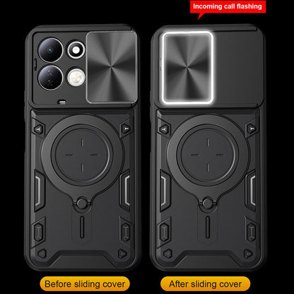 Skal till Xiaomi Redmi 17 5G / 17 4G, Techsuit, CamGuard Pro, röd