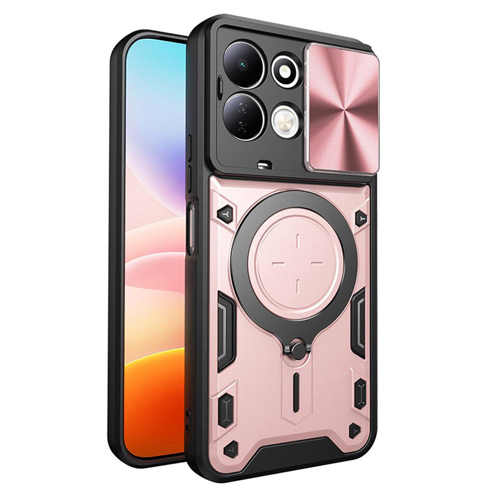 Fodral för Xiaomi Redmi 17 5G / 17 4G, Techsuit, CamGuard Pro, roséguld