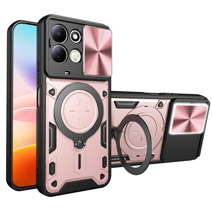 Fodral för Xiaomi Redmi 17 5G / 17 4G, Techsuit, CamGuard Pro, roséguld