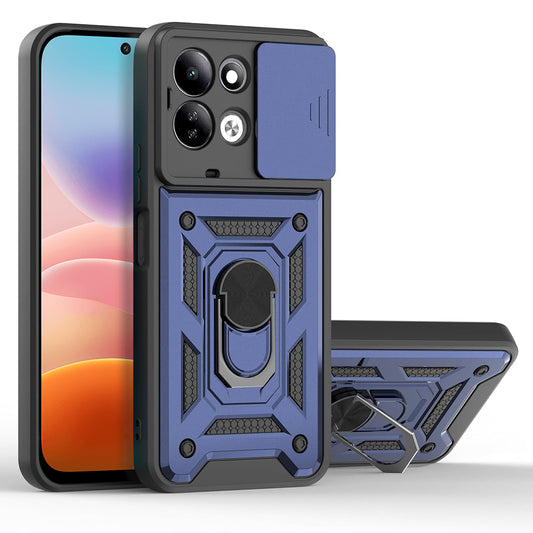 Fodral för Xiaomi Redmi 17 5G / 17 4G, Techsuit, CamShield, blått