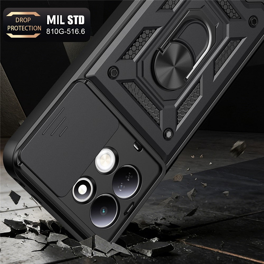 Fodral för Xiaomi Redmi 17 5G / 17 4G, Techsuit, CamShield, Guld