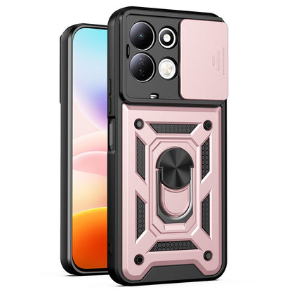Fodral för Xiaomi Redmi 17 5G / 17 4G, Techsuit, CamShield, Roséguld