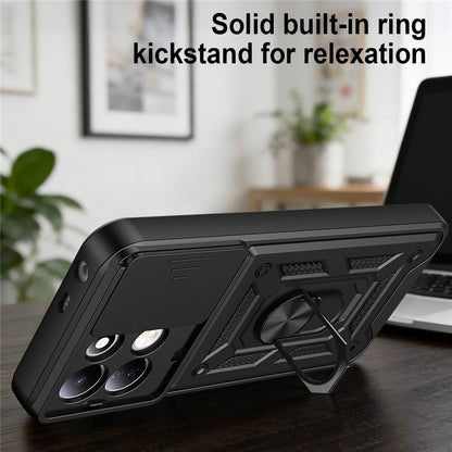 Fodral för Xiaomi Redmi 17 5G / 17 4G, Techsuit, CamShield, Roséguld