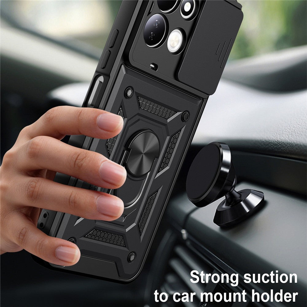 Fodral för Xiaomi Redmi 17 5G / 17 4G, Techsuit, CamShield, Roséguld