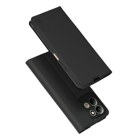 Fodral för Xiaomi Redmi 17 5G / 17 4G, Techsuit, Magskin Book, Svart