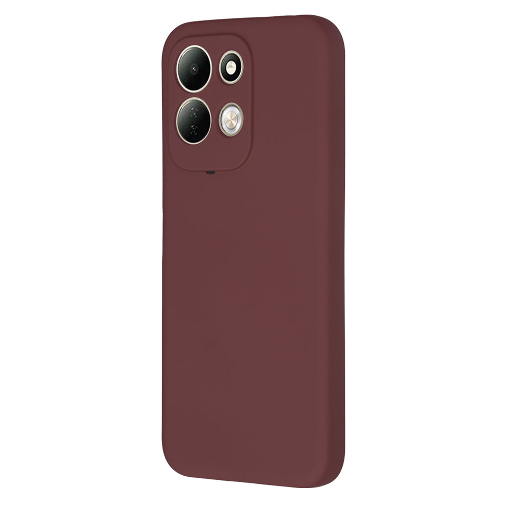 Fodral för Xiaomi Redmi 17 5G / 17 4G, Techsuit, SoftFlex, vinrött