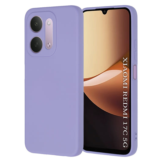 Fodral för Xiaomi Redmi 17C 5G, Techsuit, SoftFlex, ljuslila