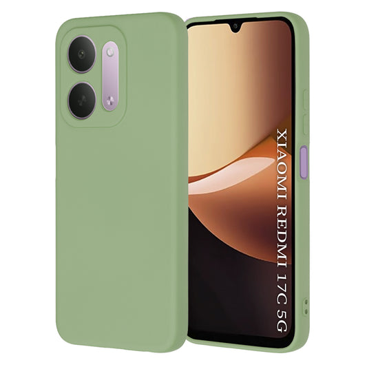 Fodral för Xiaomi Redmi 17C 5G, Techsuit, SoftFlex, ljusgrönt
