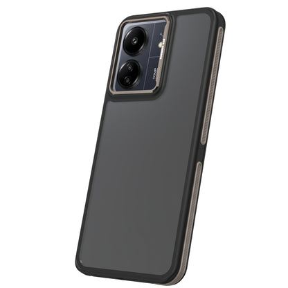 Fodral för Xiaomi Poco M6 / Redmi 13C 5G, OEM, Crystal Black, Grå