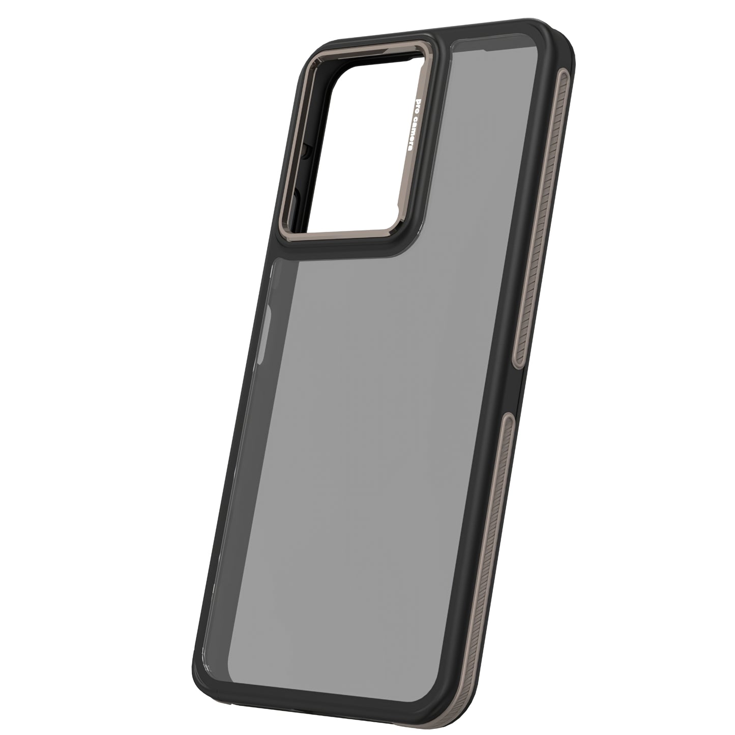 Fodral för Xiaomi Poco M6 / Redmi 13C 5G, OEM, Crystal Black, Grå