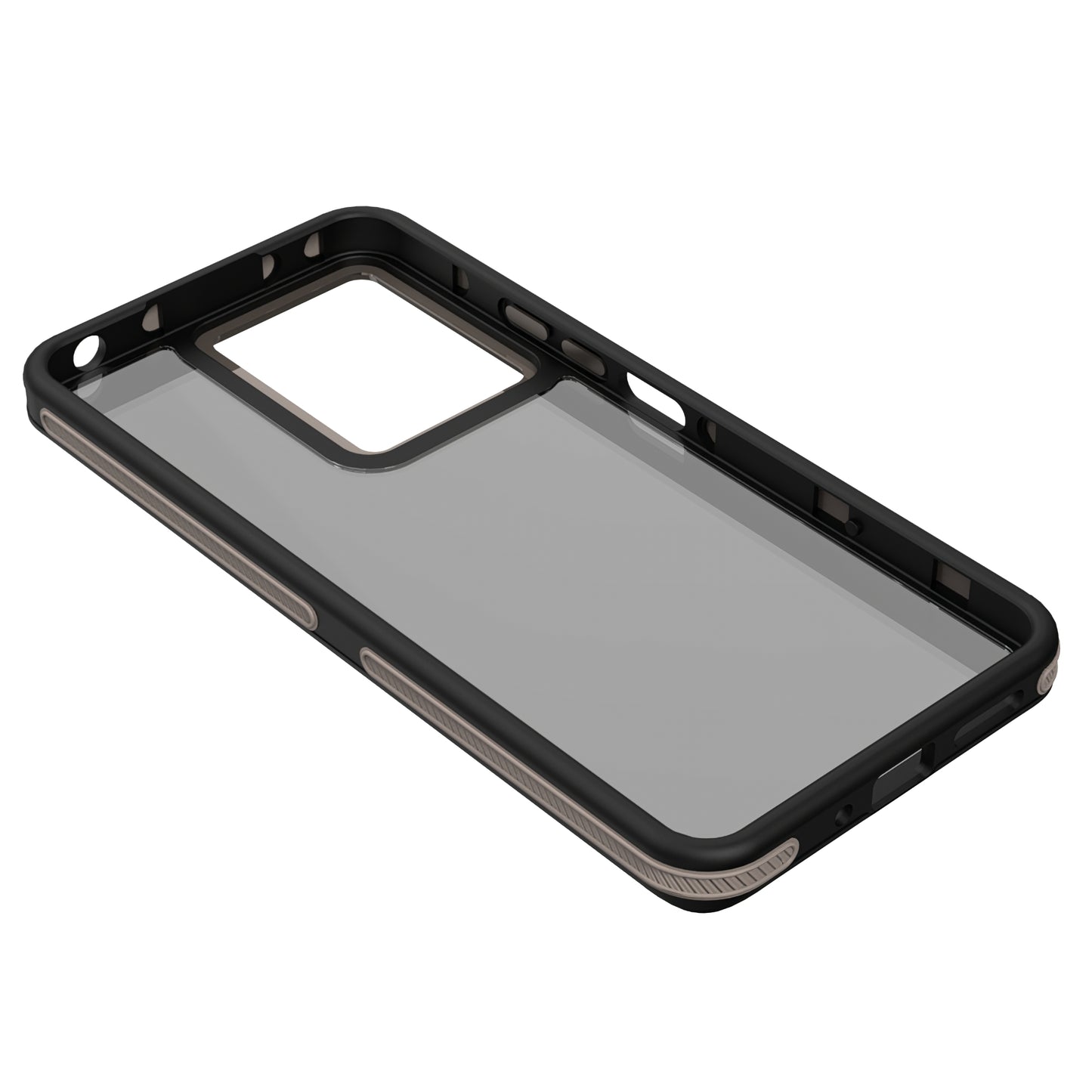 Fodral för Xiaomi Poco M6 / Redmi 13C 5G, OEM, Crystal Black, Grå