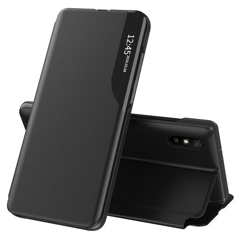Fodral för Xiaomi Redmi 9AT / 9A, Techsuit, eFold, Svart