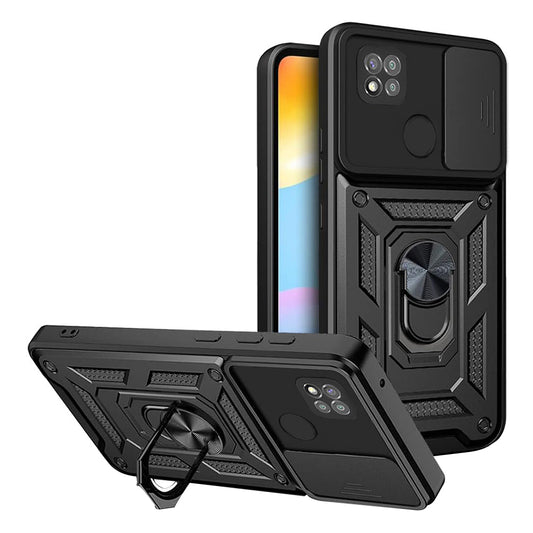 Fodral för Xiaomi Redmi 9C NFC / 9C, Techsuit, CamShield, Svart