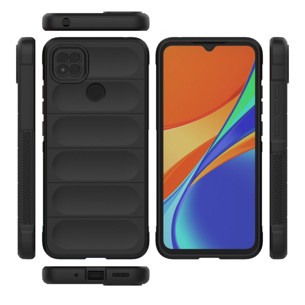Fodral för Xiaomi Redmi 9C NFC / 9C, Techsuit, Magic Shield, Svart