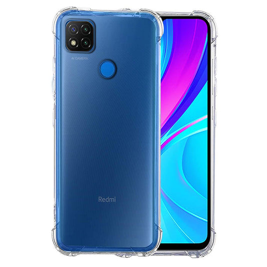 Fodral för Xiaomi Redmi 9C NFC / 9C, Techsuit, Stötsäker Klar, Transparent