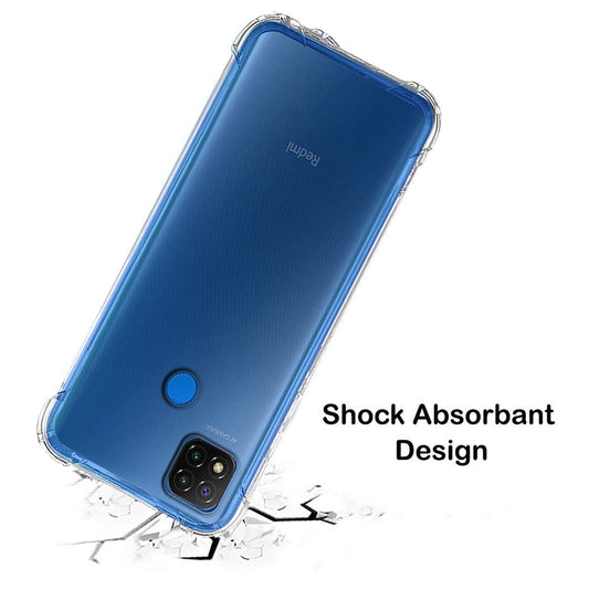 Fodral för Xiaomi Redmi 9C NFC / 9C, Techsuit, Stötsäker Klar, Transparent