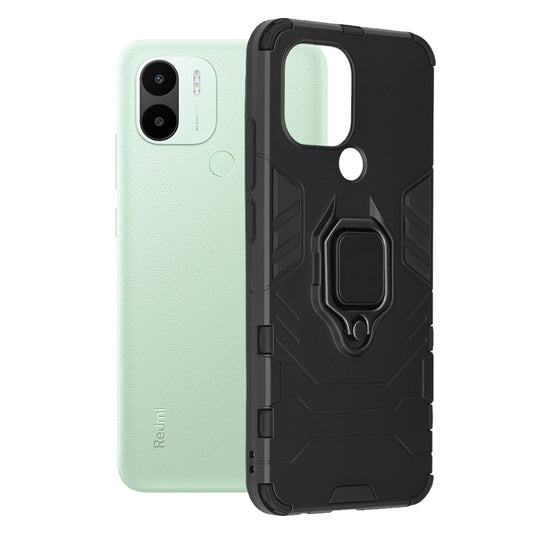 Fodral för Xiaomi Redmi A2+ / A1+, Techsuit, Shield, Svart