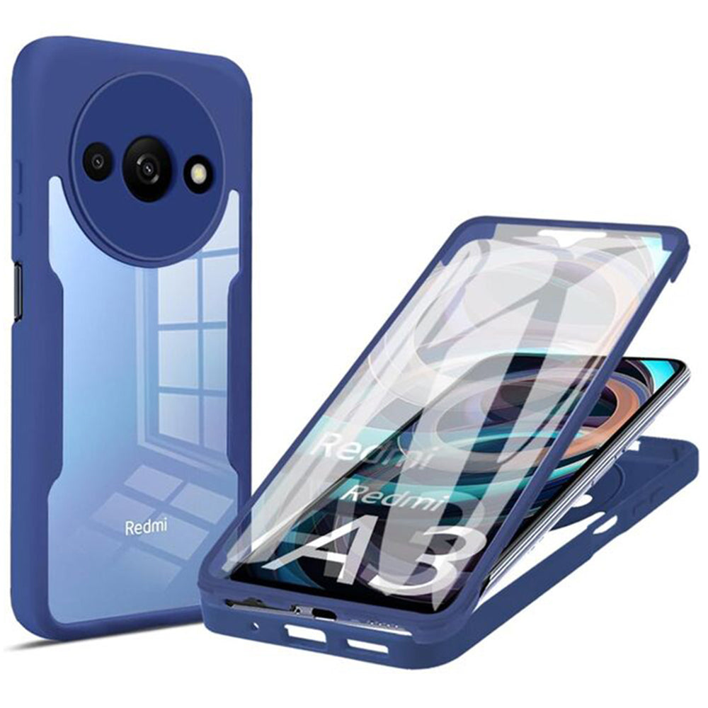 Fodral för Xiaomi Redmi A3x / A3, Techsuit, ColorVerse 360, Blå