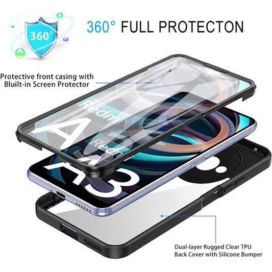 Fodral för Xiaomi Redmi A3x / A3, Techsuit, ColorVerse 360, Lila
