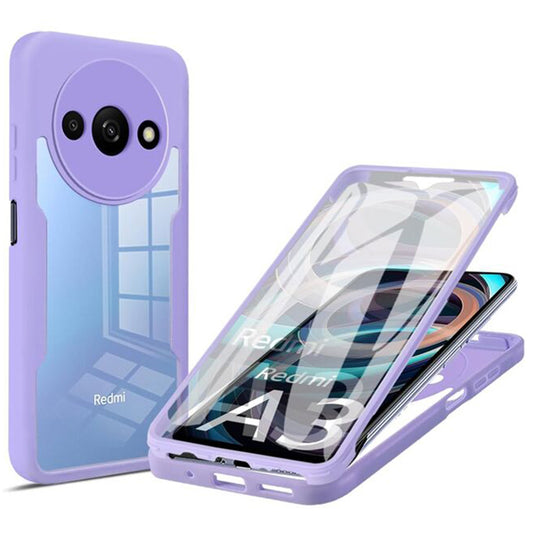 Fodral för Xiaomi Redmi A3x / A3, Techsuit, ColorVerse 360, Lila