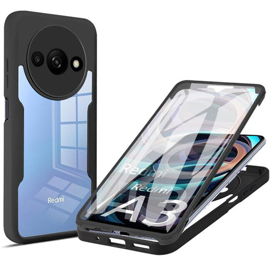 Fodral för Xiaomi Redmi A3x / A3, Techsuit, ColorVerse 360, Svart