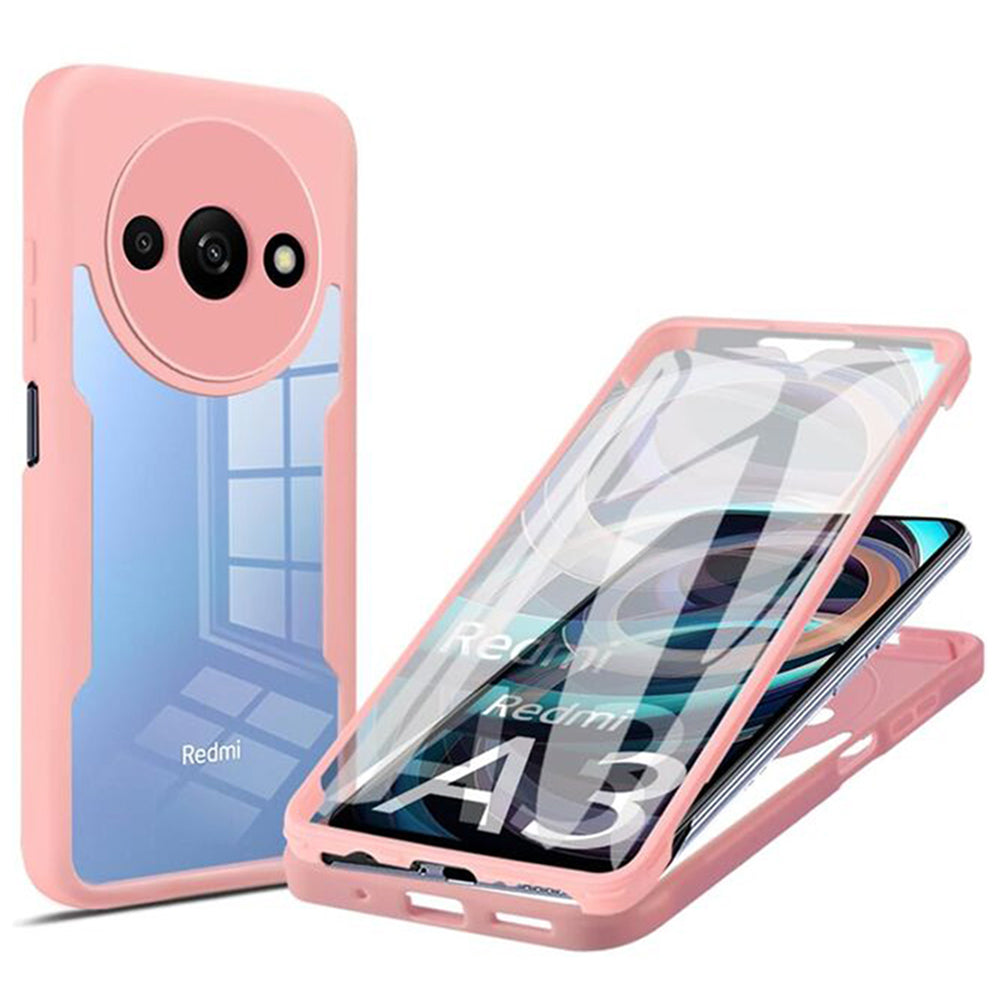 Fodral för Xiaomi Redmi A3x / A3, Techsuit, ColorVerse 360, Rosa
