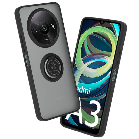 Fodral för Xiaomi Redmi A3x / A3, Techsuit, Glinth, Svart