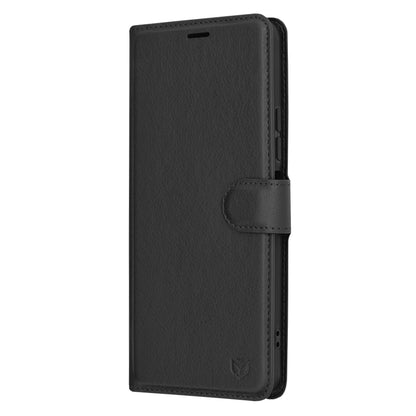 Fodral för Xiaomi Redmi A3x / A3, Techsuit, Leather Folio, Svart