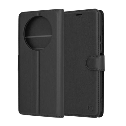 Fodral för Xiaomi Redmi A3x / A3, Techsuit, Leather Folio, Svart