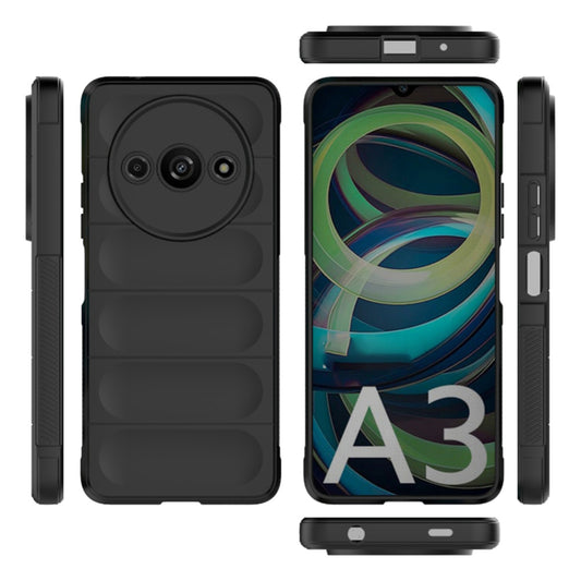Fodral för Xiaomi Redmi A3x / A3, Techsuit, Magic Shield, Svart
