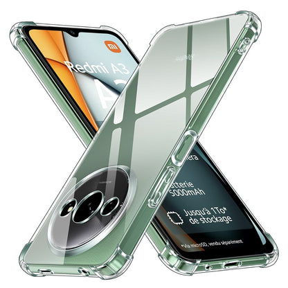 Fodral för Xiaomi Redmi A3x / A3, Techsuit, Stötsäker Klar, Transparent