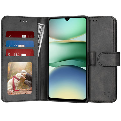 Fodral för Xiaomi Redmi A5 4G (Standard), Techsuit, Diary Book, Svart