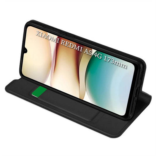 Fodral för Xiaomi Redmi A5 4G (Standard), Techsuit, Magskin Book, Svart