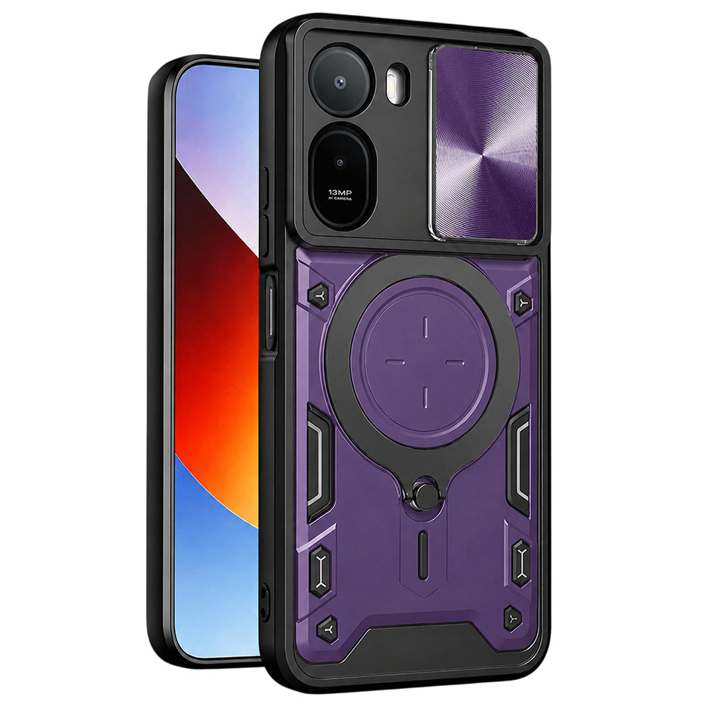Fodral för Xiaomi Redmi A7 Pro 4G, Techsuit, CamGuard Pro, Lila