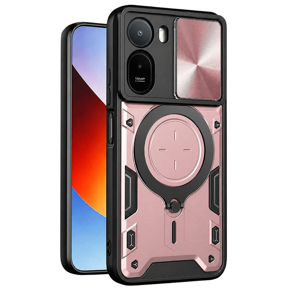Fodral för Xiaomi Redmi A7 Pro 4G, Techsuit, CamGuard Pro, Rosa Guld