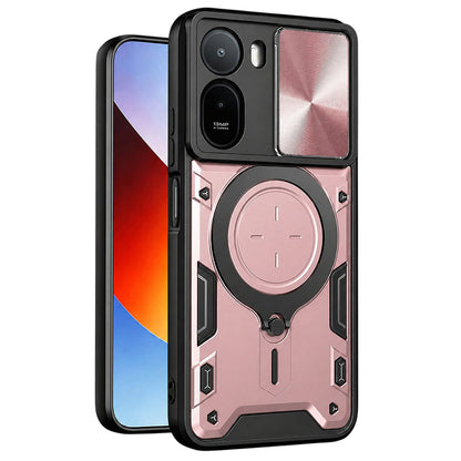 Fodral för Xiaomi Redmi A7 Pro 4G, Techsuit, CamGuard Pro, Rosa Guld