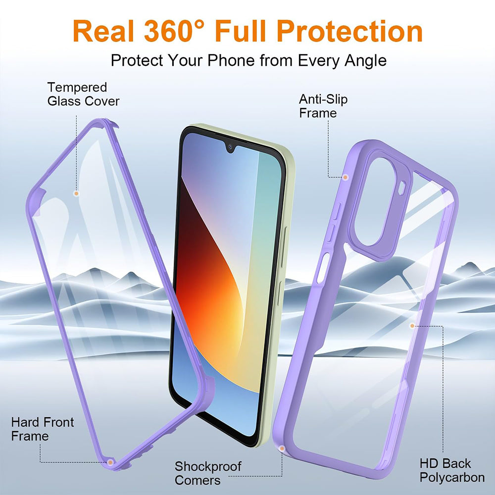 Fodral för Xiaomi Redmi A7 Pro 4G, Techsuit, ColorVerse 360, Lila