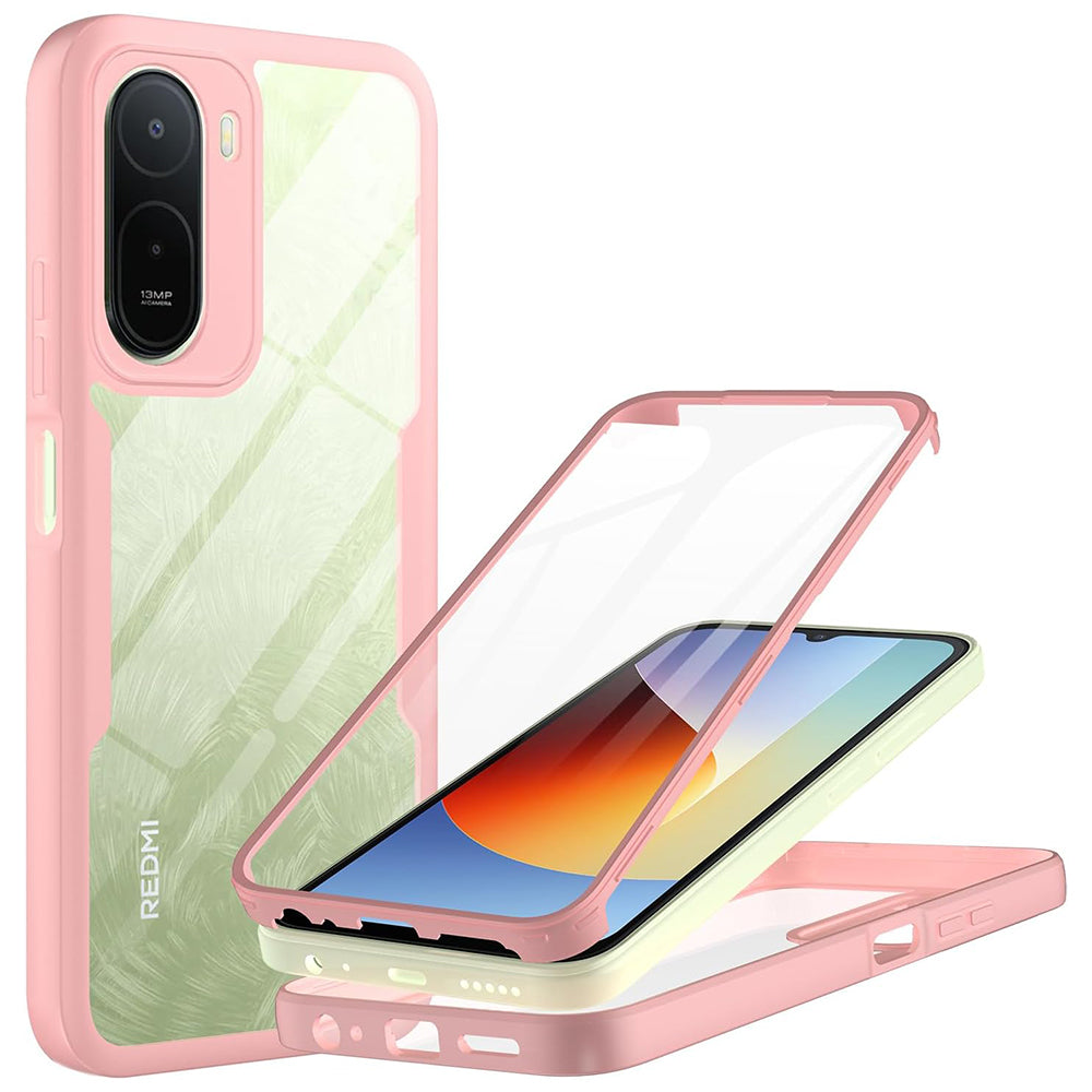 Fodral för Xiaomi Redmi A7 Pro 4G, Techsuit, ColorVerse 360, Rosa