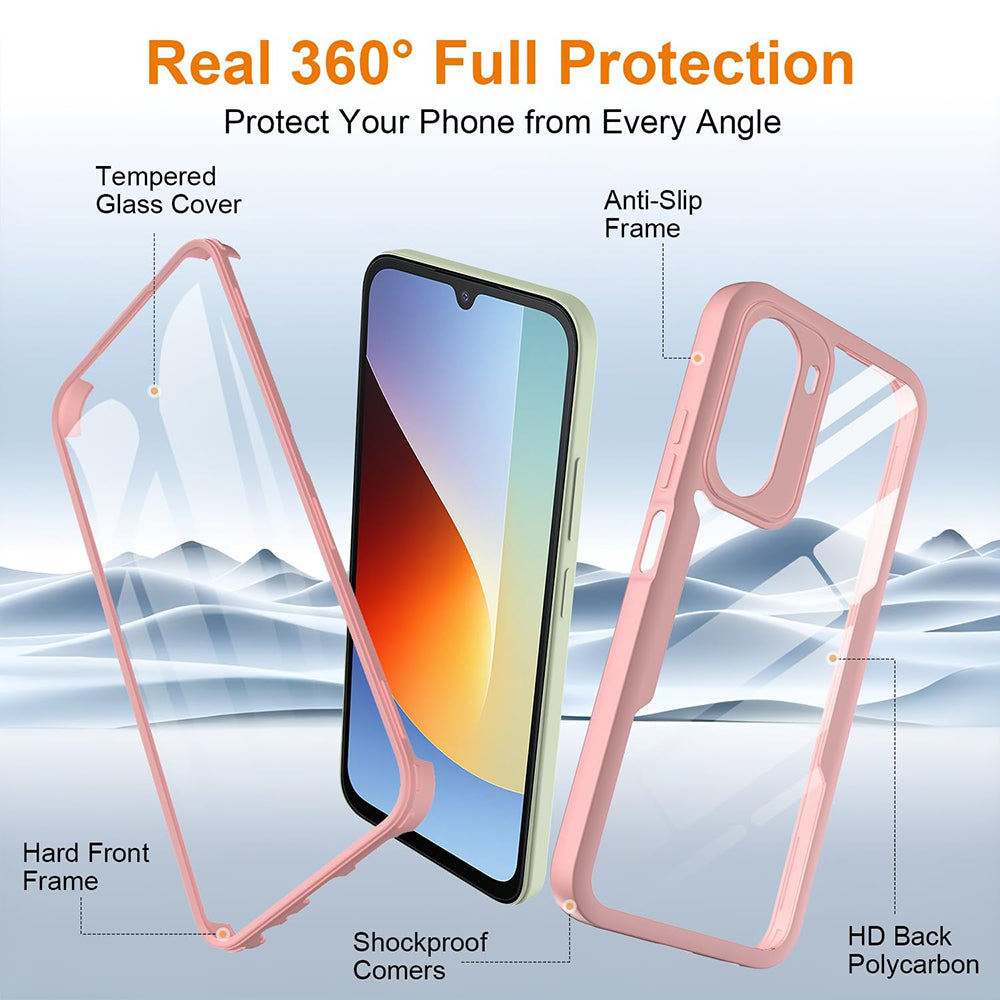 Fodral för Xiaomi Redmi A7 Pro 4G, Techsuit, ColorVerse 360, Rosa