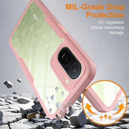 Fodral för Xiaomi Redmi A7 Pro 4G, Techsuit, ColorVerse 360, Rosa