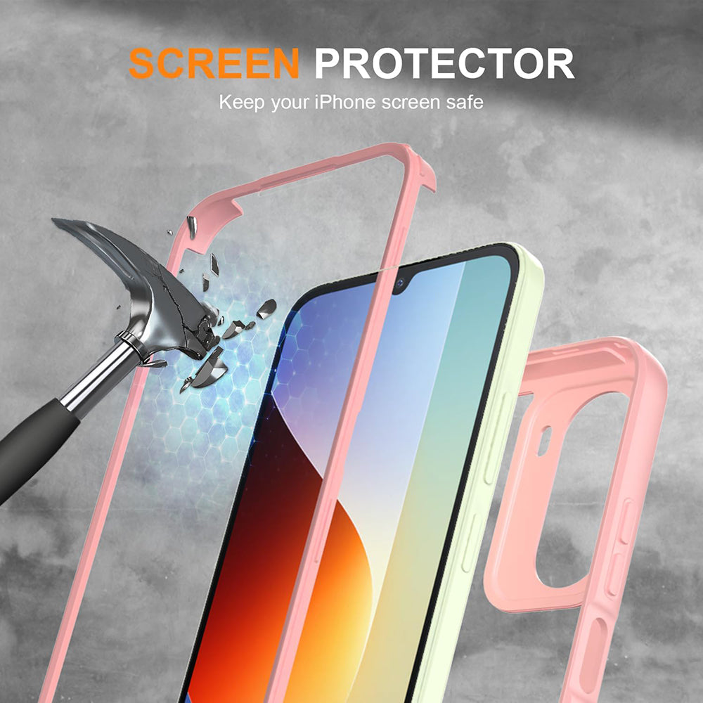 Fodral för Xiaomi Redmi A7 Pro 4G, Techsuit, ColorVerse 360, Rosa