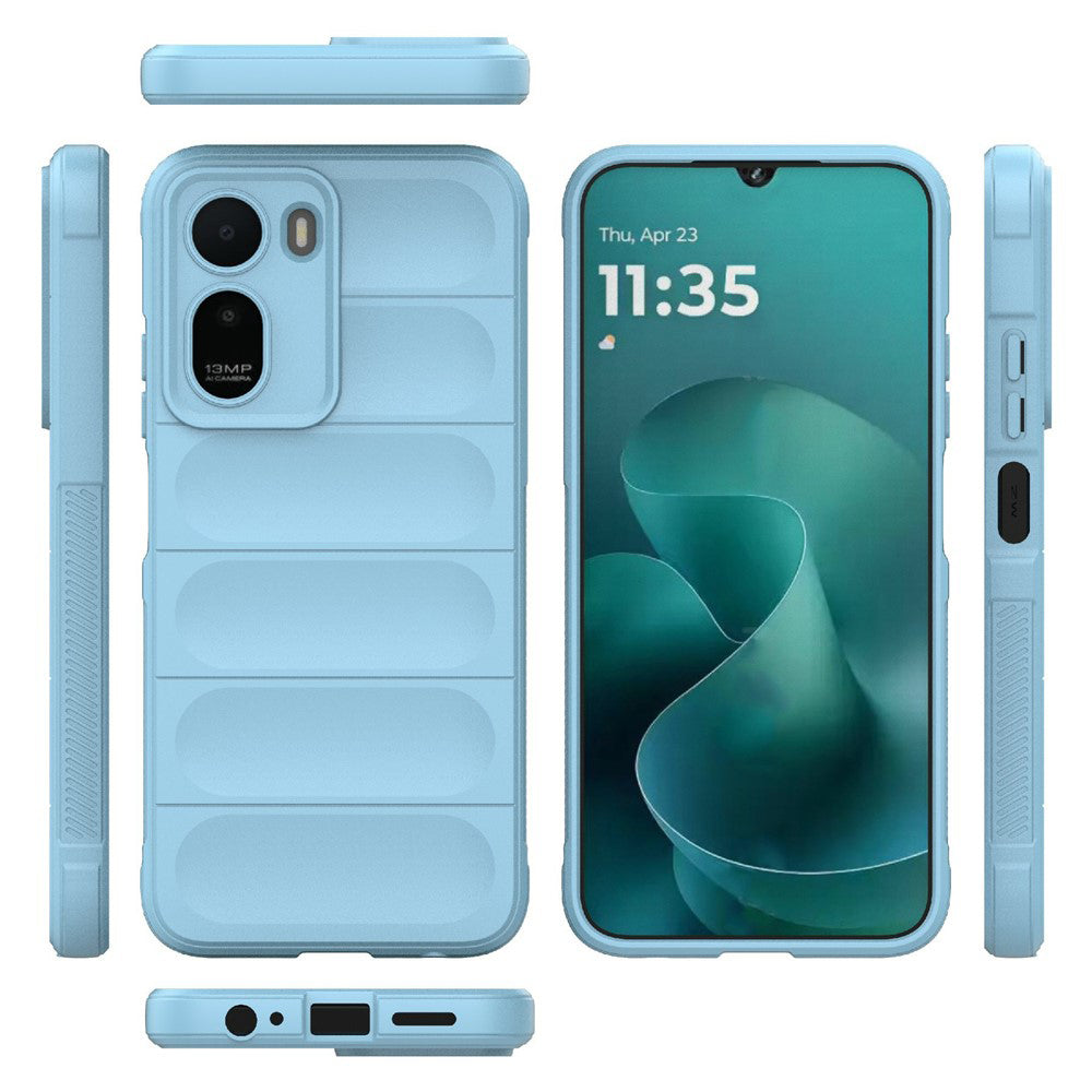 Fodral för Xiaomi Redmi A7 Pro 4G, Techsuit, Magic Shield, Blå