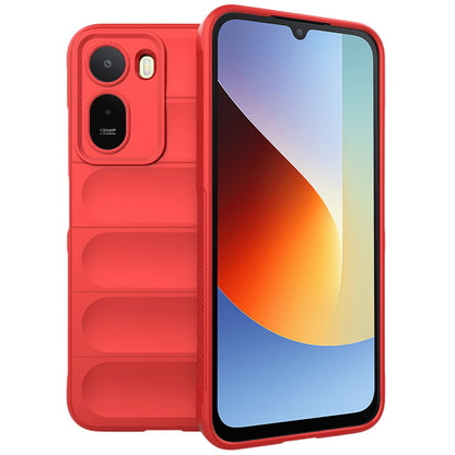 Fodral för Xiaomi Redmi A7 Pro 4G, Techsuit, Magic Shield, Röd