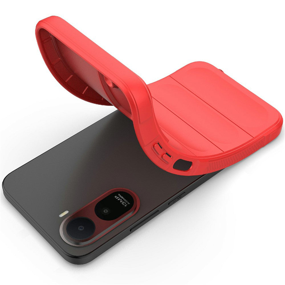 Fodral för Xiaomi Redmi A7 Pro 4G, Techsuit, Magic Shield, Röd