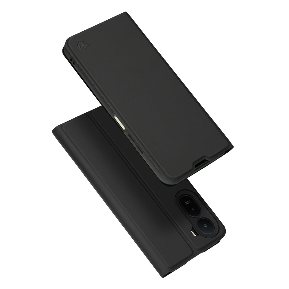 Fodral för Xiaomi Redmi A7 Pro 4G, Techsuit, Magskin Book, Svart