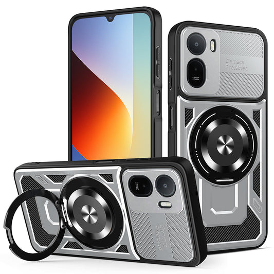 Fodral för Xiaomi Redmi A7 Pro 4G, Techsuit, RuggedCam, Grå