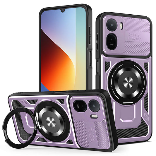 Fodral för Xiaomi Redmi A7 Pro 4G, Techsuit, RuggedCam, Lila