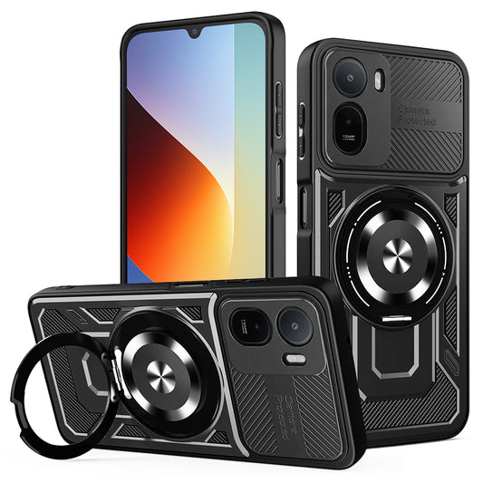 Fodral för Xiaomi Redmi A7 Pro 4G, Techsuit, RuggedCam, Svart