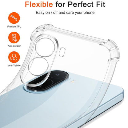 Fodral för Xiaomi Redmi A7 Pro 4G, Techsuit, Shockproof Clear, Transparent