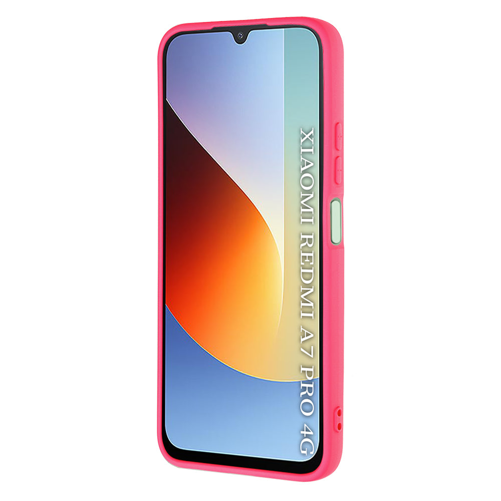 Fodral för Xiaomi Redmi A7 Pro 4G, Techsuit, SoftFlex, Mörkrosa